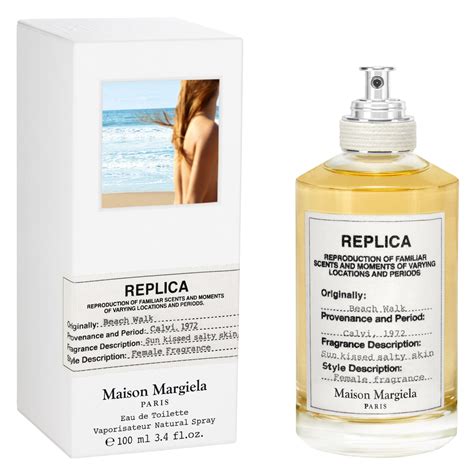 replica beach walk perfumed dry body oil|Maison Margiela Replica Beach Walk 30ml and Candle Set.